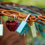 Wedding proposal love locks